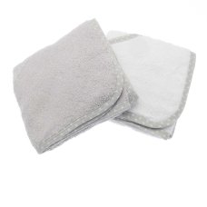 BIT180767-G: 2 Pack Baby Hooded Towels - Grey