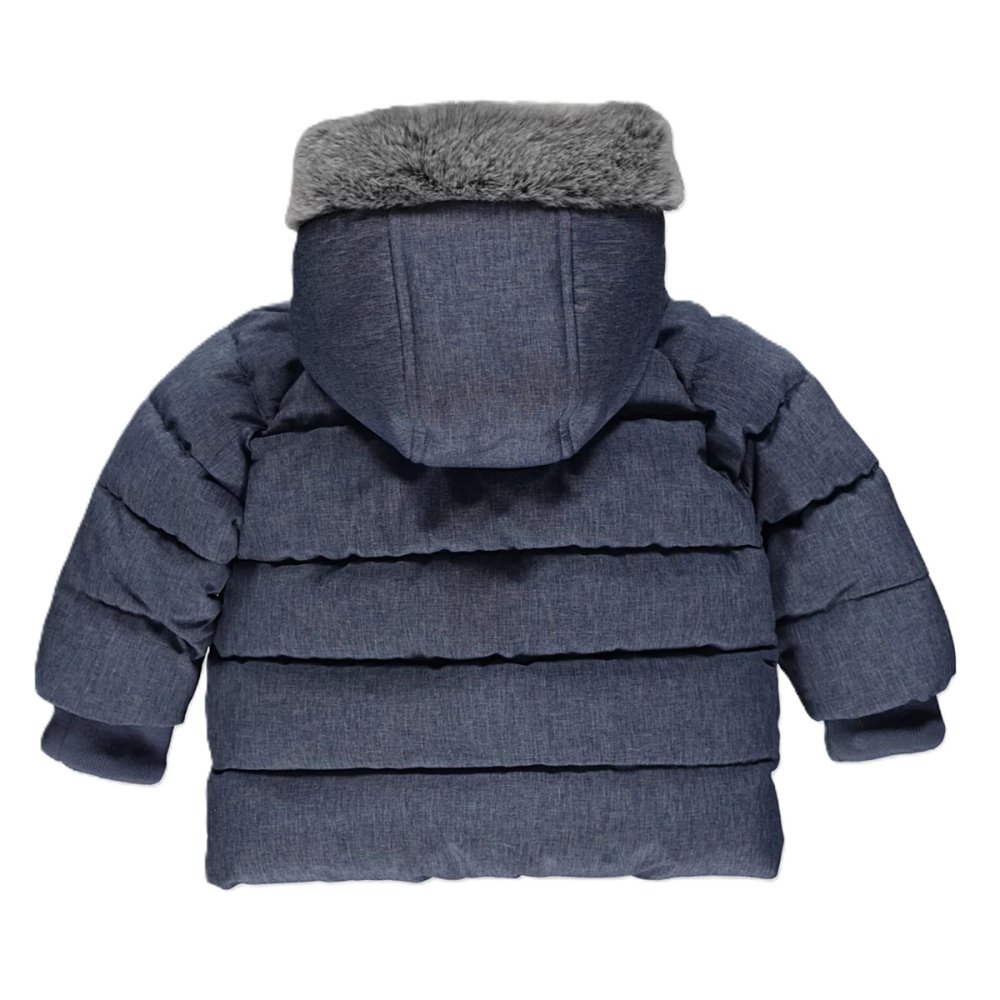 PGX16: Mickey Mouse Fleece Lined, Padded, Hooded Jacket/ Coat (6-12 Months)