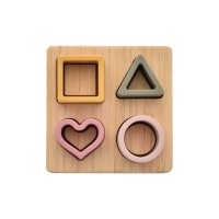 BM163: Bambino Silicone & Bamboo Star Puzzle