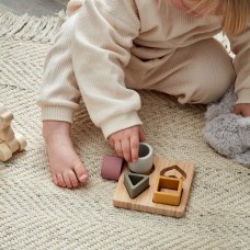 BM162: Bambino Silicone & Bamboo Heart Puzzle