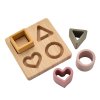 BM162: Bambino Silicone & Bamboo Heart Puzzle
