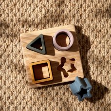 BM163: Bambino Silicone & Bamboo Star Puzzle