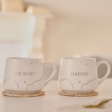 BM224: BAMBINO SET OF 2 MUGS - MUMMY & DADDY