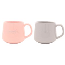 BM356: Bambino Set of 2 Mugs - Mummy & Daddy