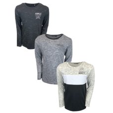 GX439: Boys 3 Pack Long Sleeve Tops (4-14 Years)