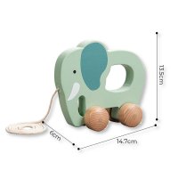 BT-24-0015: Wooden Educational Toy Trio (18 pcs) (Stacking Toy, Pull Toy, Bead Maze)