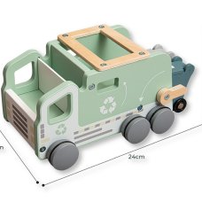 BT-24-0016: Wooden Educational Recycling Truck (13 pcs)