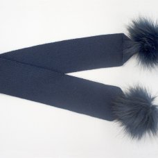 BW-0503-0454: Childrens Scarf With Pom Poms