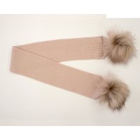 BW-0503-0454: Childrens Scarf With Pom Poms