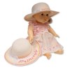 BW-0503-0801: Baby Girls Princess Straw Hat With Bow (12-24 Months)