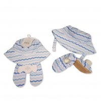 BW-0503-638: Baby Boys Sun Hat And Non Slip Shoes (0-18 Months)