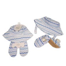 BW-0503-638: Baby Boys Sun Hat And Non Slip Shoes (0-18 Months)