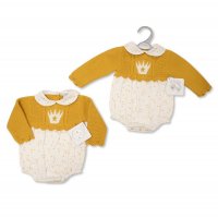 BW-10-1108: Baby Knitted Romper (NB-9 Months)