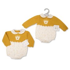 BW-10-1108: Baby Knitted Romper (NB-9 Months)