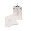 BW-110-417: Baby Shawl with ' Pretty Princess' Embroidery