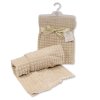 BW-112-1030TP: Baby Taupe Jacquard Wrap - Squares