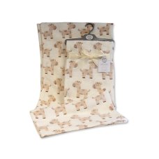 BW-112-1034C: Baby Cream Printed Giraffe Wrap