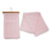 BW-112-2036P: Baby Cotton Heart Wrap on Hanger- Pink