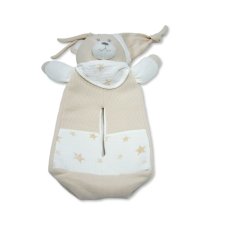 BW-112-3006T: Baby Teddy Nappy/Diaper Storage Bag - Taupe