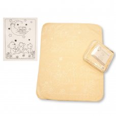 BW-112-812C: Baby Embossed Mink Cot Blanket- Cream (110x140cm)
