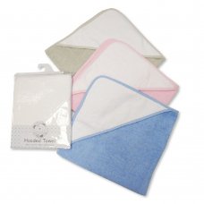 BW-120-094: Baby Hooded Towel - Plain