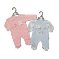 BW-1312-0275: Baby Cotton All in One With Embroidery (NB-6 Months)