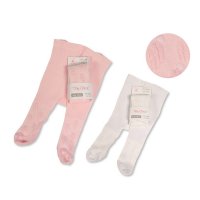 BW-6415-1057: Tiny Baby Cotton Rich Tights - Stripes (Size: 000)