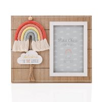 CG1904: PETIT CHERI PHOTO FRAME WITH MACRAME RAINBOW