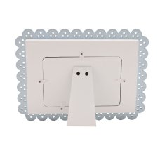 CG2034B: Petit Cheri Scallop Frame 6" x 4" Blue - Its A Boy