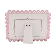 CG2034P: Petit Cheri Scallop Frame 6" x 4" Pink - Its A Girl