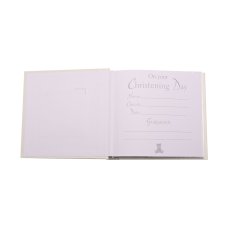 CG280A: Christening Pearlised Photo Album 4" x 6"