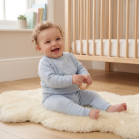 D07316: Baby Boys Knitted 2 Piece Outfit (0-12 Months)