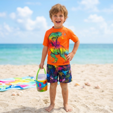 DX306: Kids Dinosaurs 2 Piece Swim Set (2-10 Years)