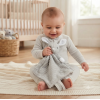 E08805: Ribbed Bunny Comforter With Taggie Ribbons