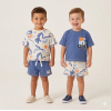 F09061TOD: Boys  2 T-Shirts & 2 Shorts Set (2-4 Years)