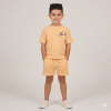 F09394TOD: Boys Waffle Fabric T-Shirt & Short Outfit With Sunglasses (2-4 Years)