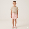 F09573TOD: Girls T-Shirt & Skirt With Belt & Detachable Purse (2-4 Years)