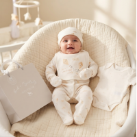 F10079NB: Baby Unisex Kites 6 Piece Mesh Bag Gift Set (NB-6 Months)