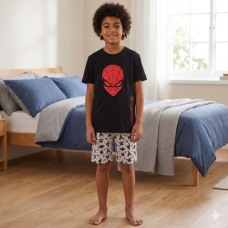 FFX123: Kids Spiderman Short Pyjama (4-14 Years)