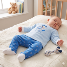 FFX85: Baby Mickey/Minnie Footed Pyjamas (0-3 months)