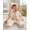 G10801INF: Baby Unisex Borg Jacket, Trouser & Ribbed Bodysuit Outfit (12-24 Months)