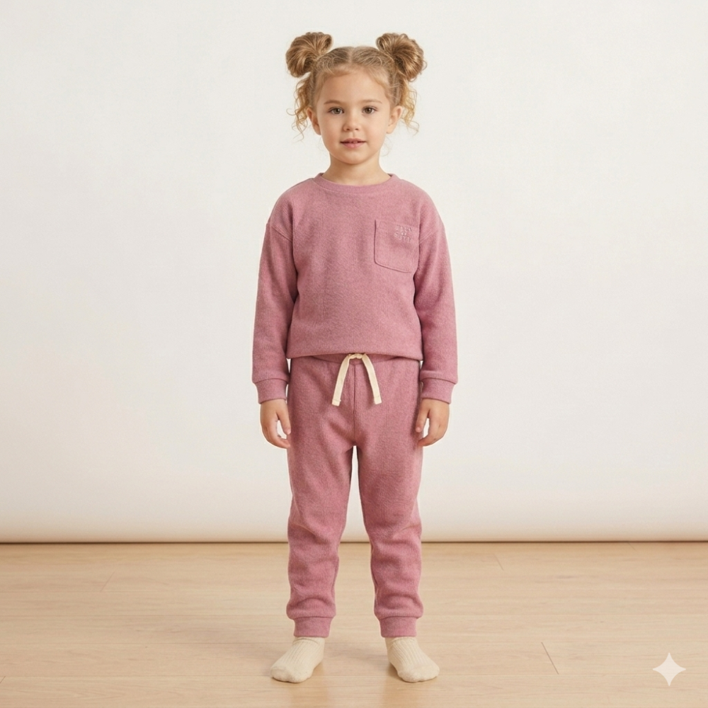 G10888LG: Older Kids Pink Brushed Rib Sweatshirt & Jog Pant Outfit (5-7 Years) G10888LG: Older Kids Pink Brushed Rib Sweatshirt & Jog Pant Outfit (5-7 Years)