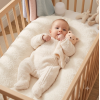 G10894NB: Baby Unisex Borg Pramsuit &  Bear Comforter (NB-6 Months)