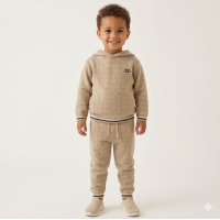 G11424TOD: Boys True Knit Hooded Top & Jog Pant Set (2-4 Years)