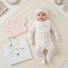 G12559NB: Baby Girls Floral 6 Piece Mesh Bag Gift Set (NB-6 Months)