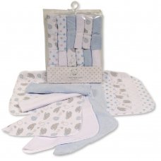 GP-25-1057S: Baby Wash Cloths 12-Pack - Sky