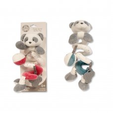 GP-25-1112: Baby Panda Spiral Activity Toy with Rattle and Teether (0+ Months)