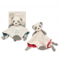 GP-25-1118: Baby Panda Comforter with Teether and Rattle (0+ Months)