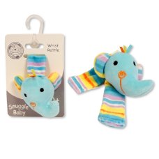 GP-25-1197: Baby Wrist Rattle - Elephant (0+ Months)