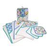 GP-25-1276S: Baby Transport 6 Piece Hooded Towels & Washcloths Bath Set